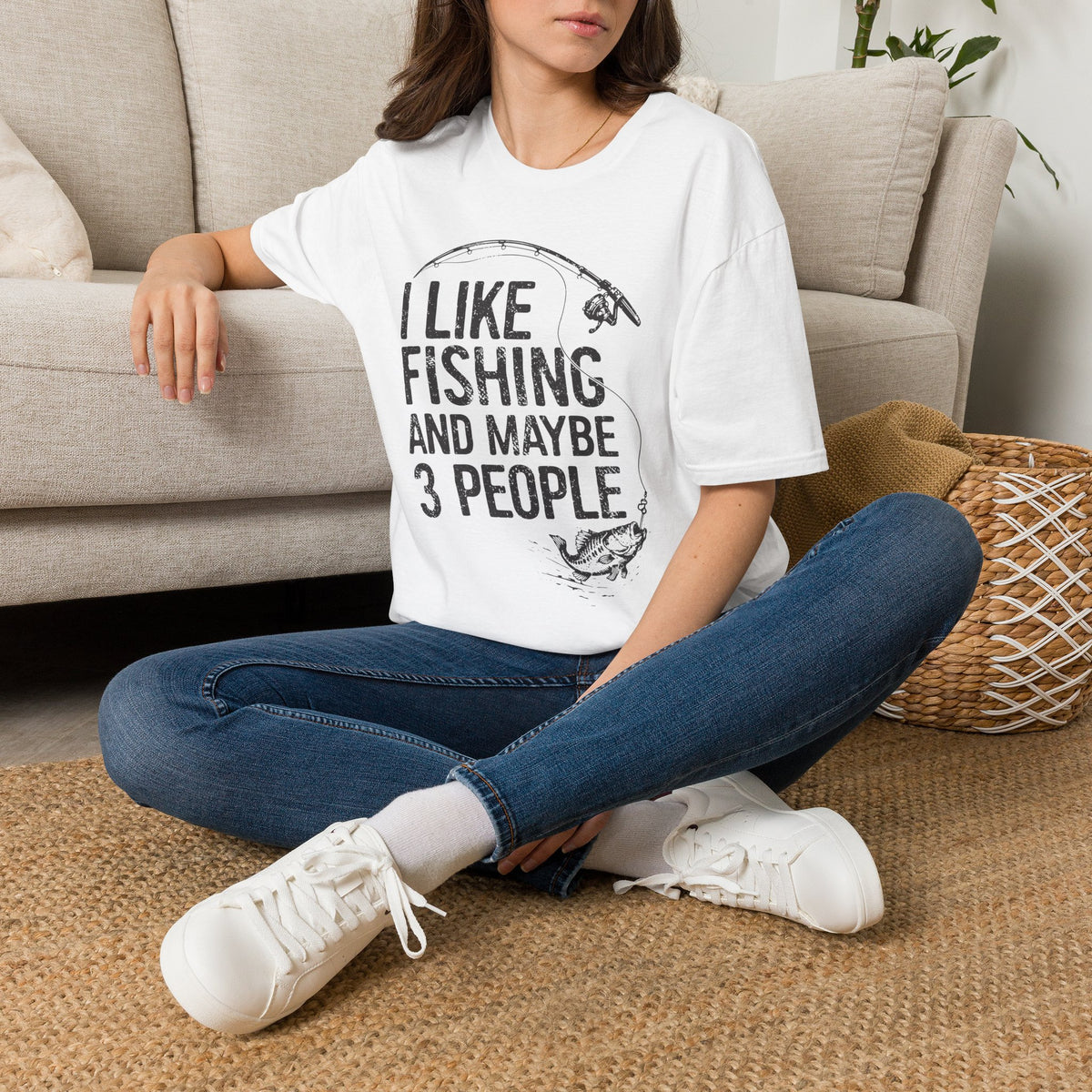 I Like Fishing and Maybe 3 People T-Shirt