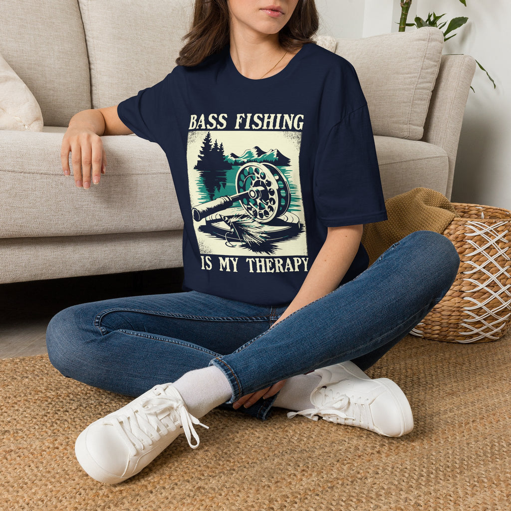 Bass Fishing Is My Therapy T-Shirt