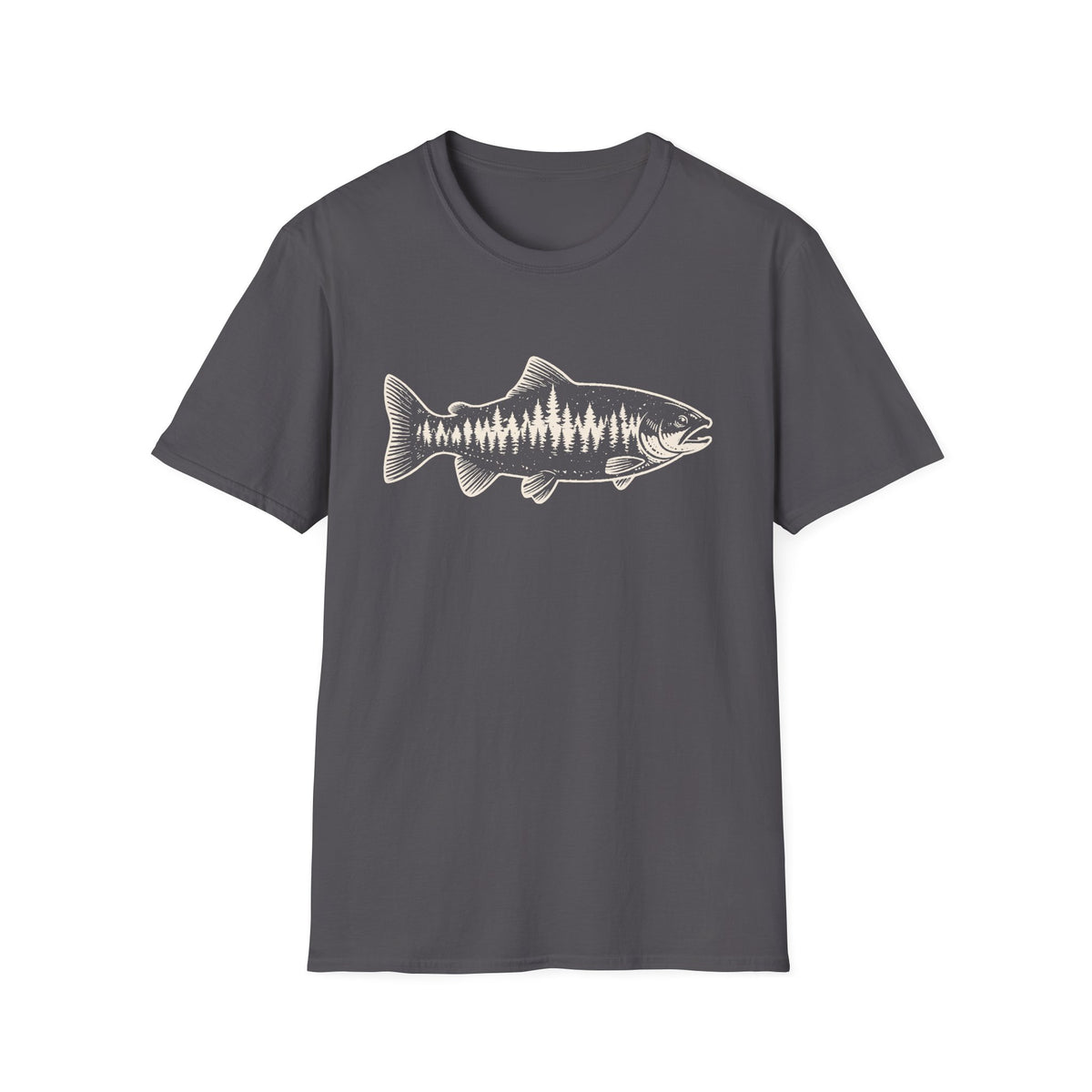 Trout Forest Silhouette T-Shirt