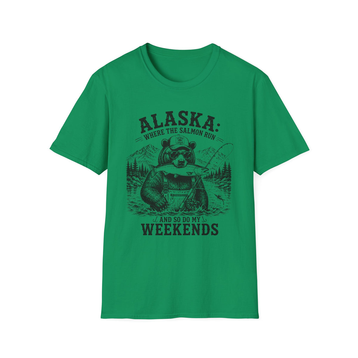 Alaska: Where the Salmon Run T-Shirt