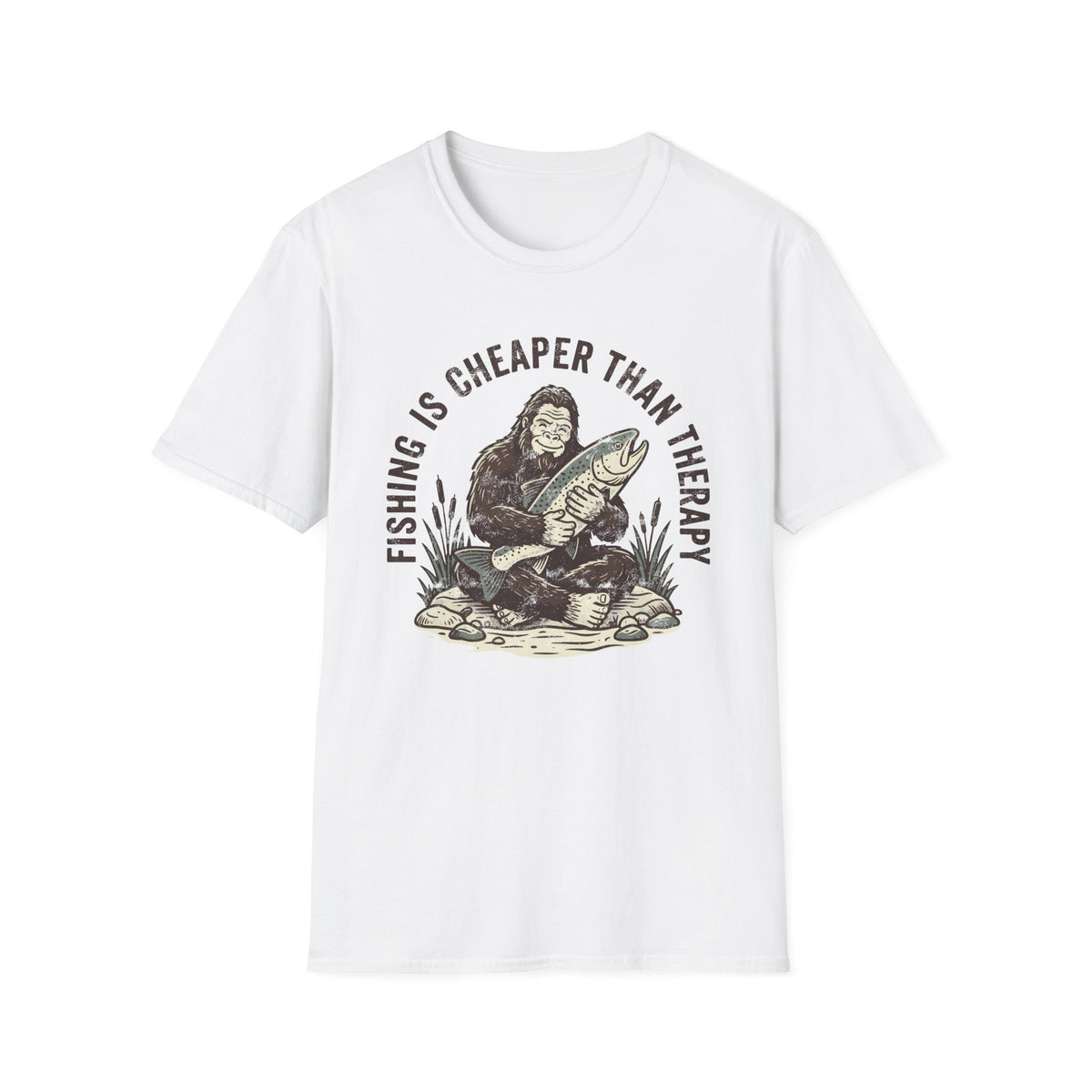 Fishing Is Cheaper Than Therapy T-Shirt