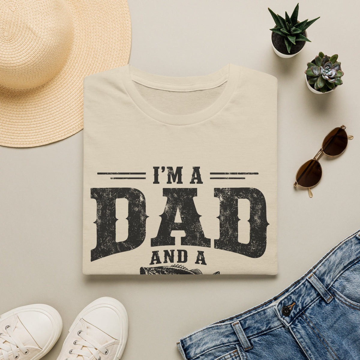 I'm a Dad and a Fisherman T-Shirt