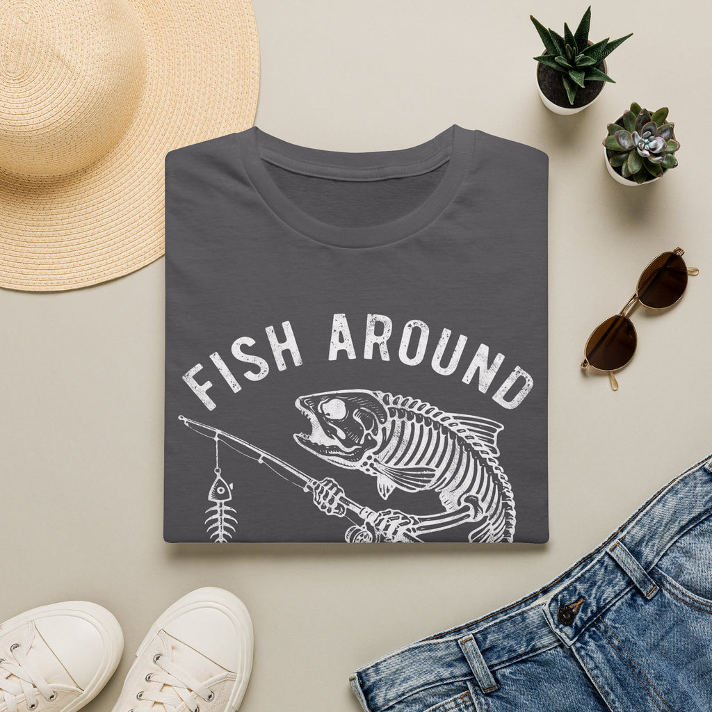 Skeleton Trout Fishing T-Shirt