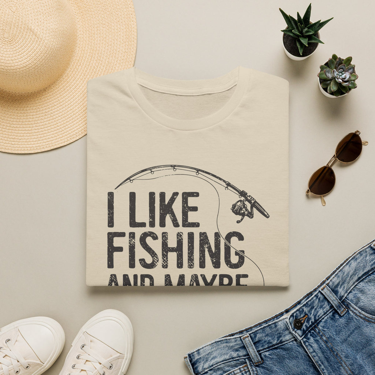 I Like Fishing and Maybe 3 People T-Shirt