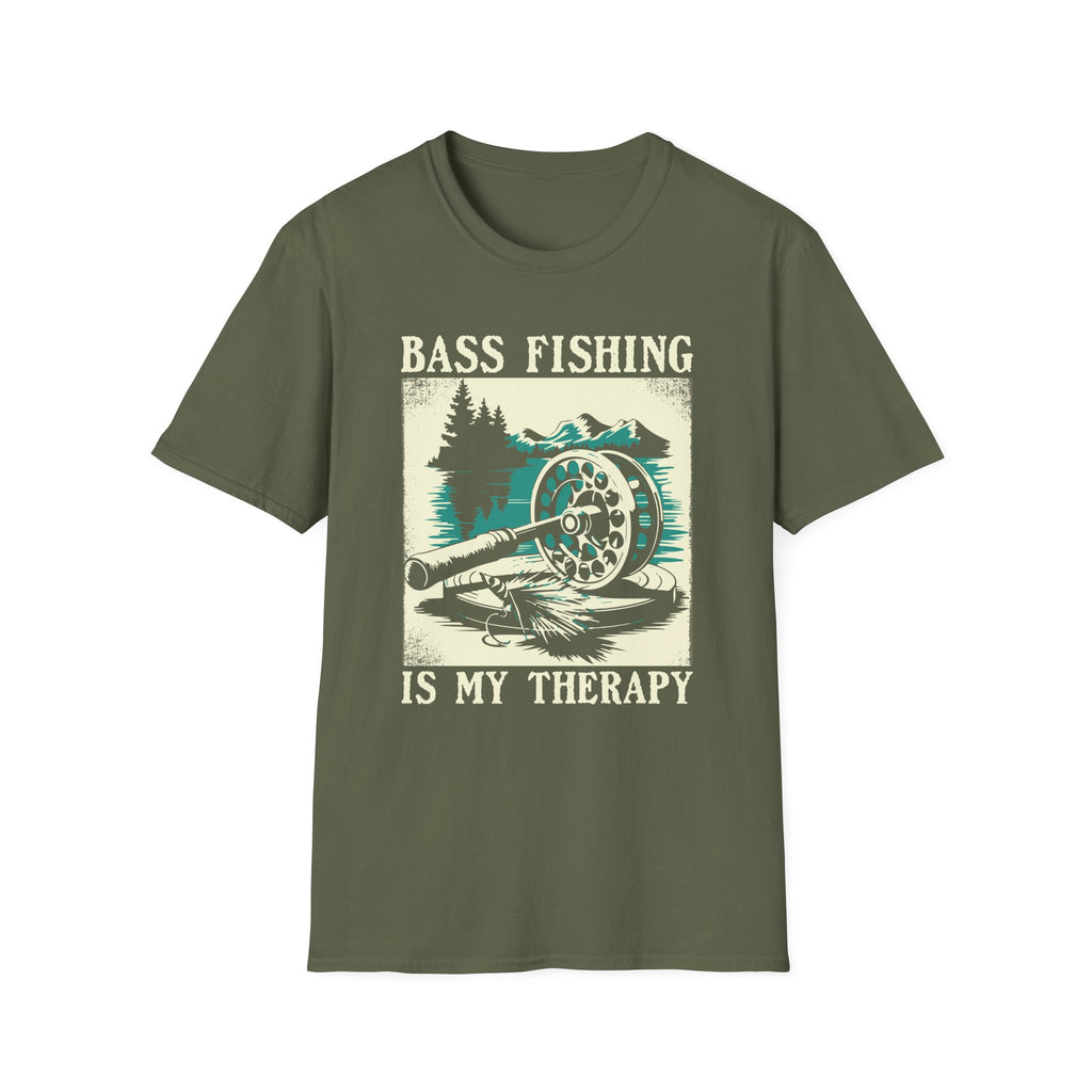 Bass Fishing Is My Therapy T-Shirt