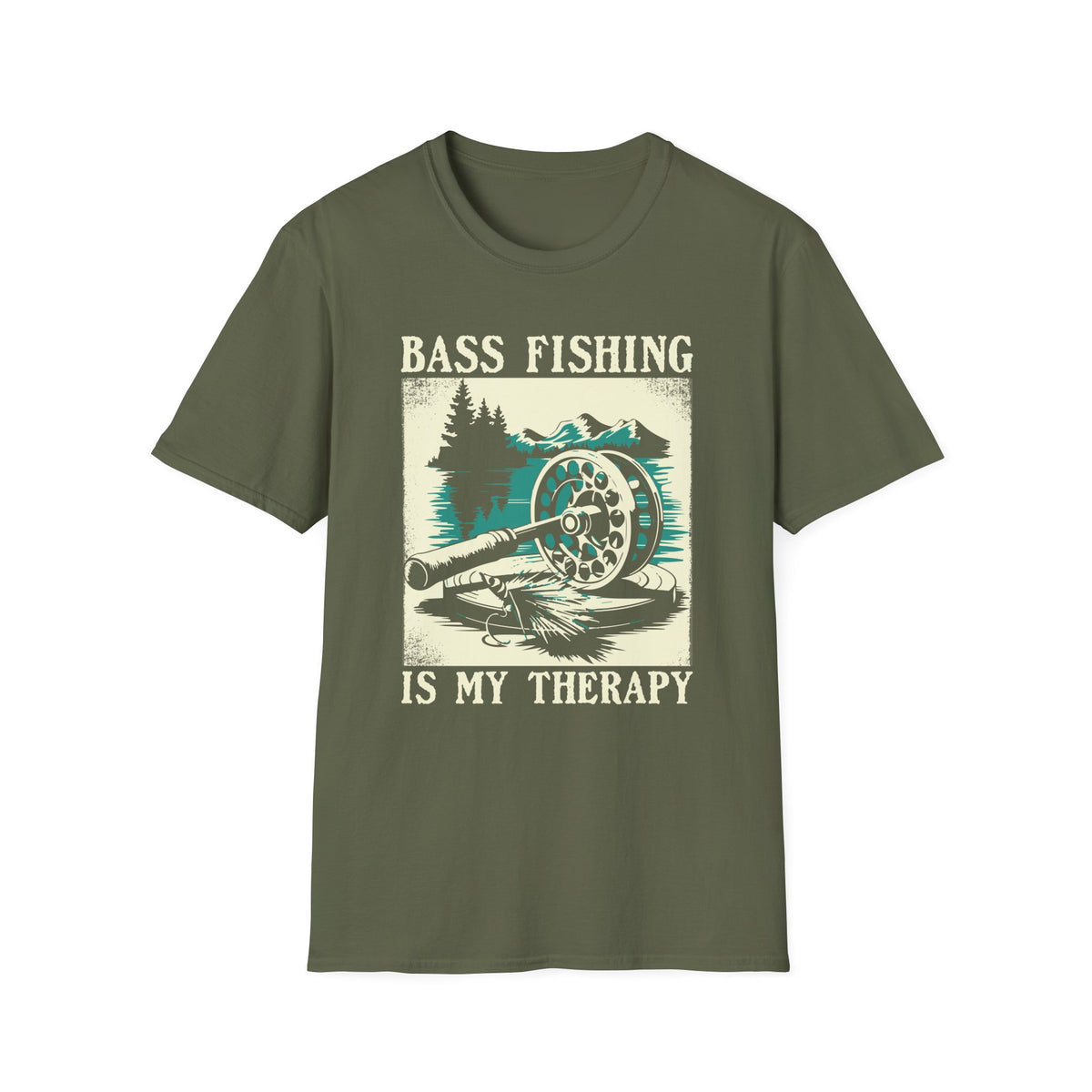 Bass Fishing Is My Therapy T-Shirt