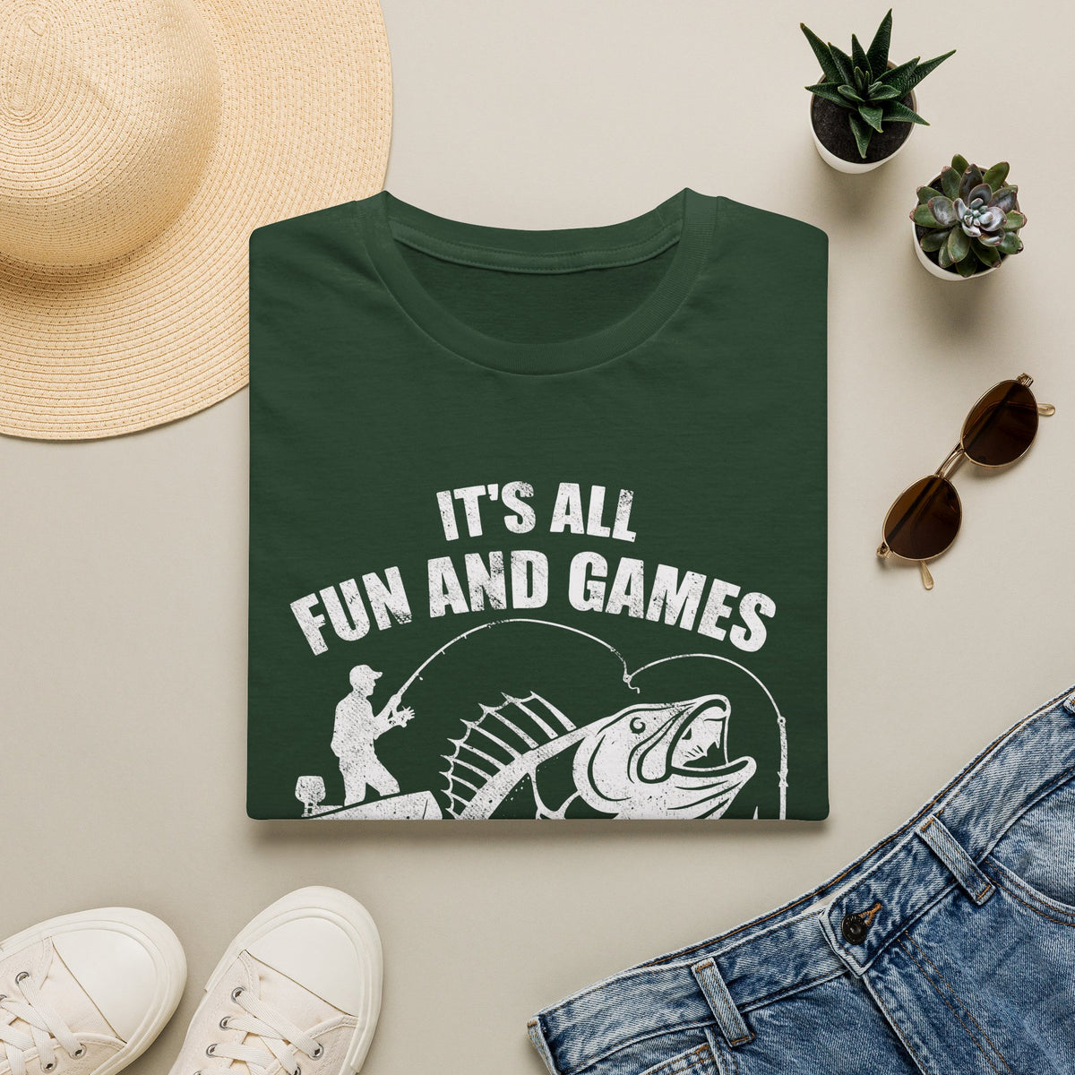It's All Fun And Games Walleye T-Shirt