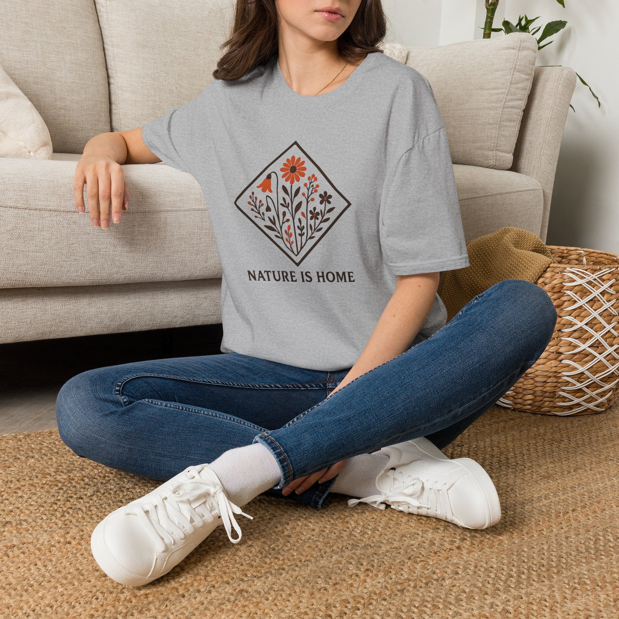 Floral Nature Artwork T-Shirt