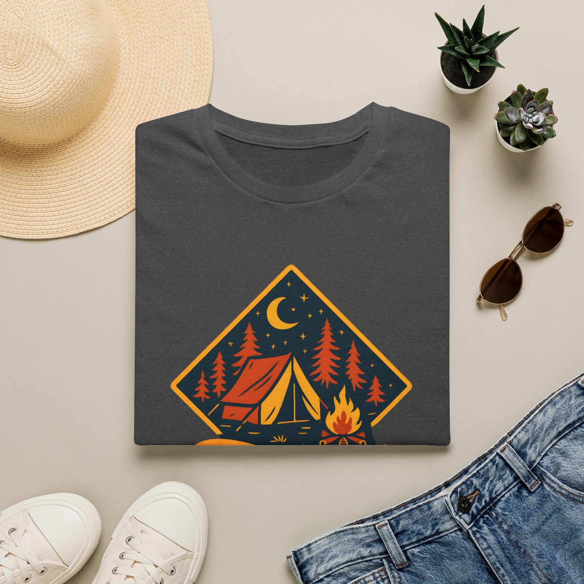 Camping Night Campfire T-Shirt