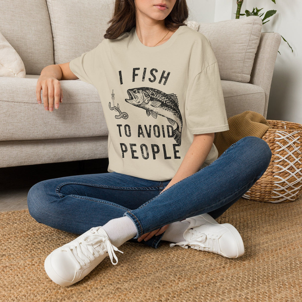 I Fish To Avoid People T-Shirt