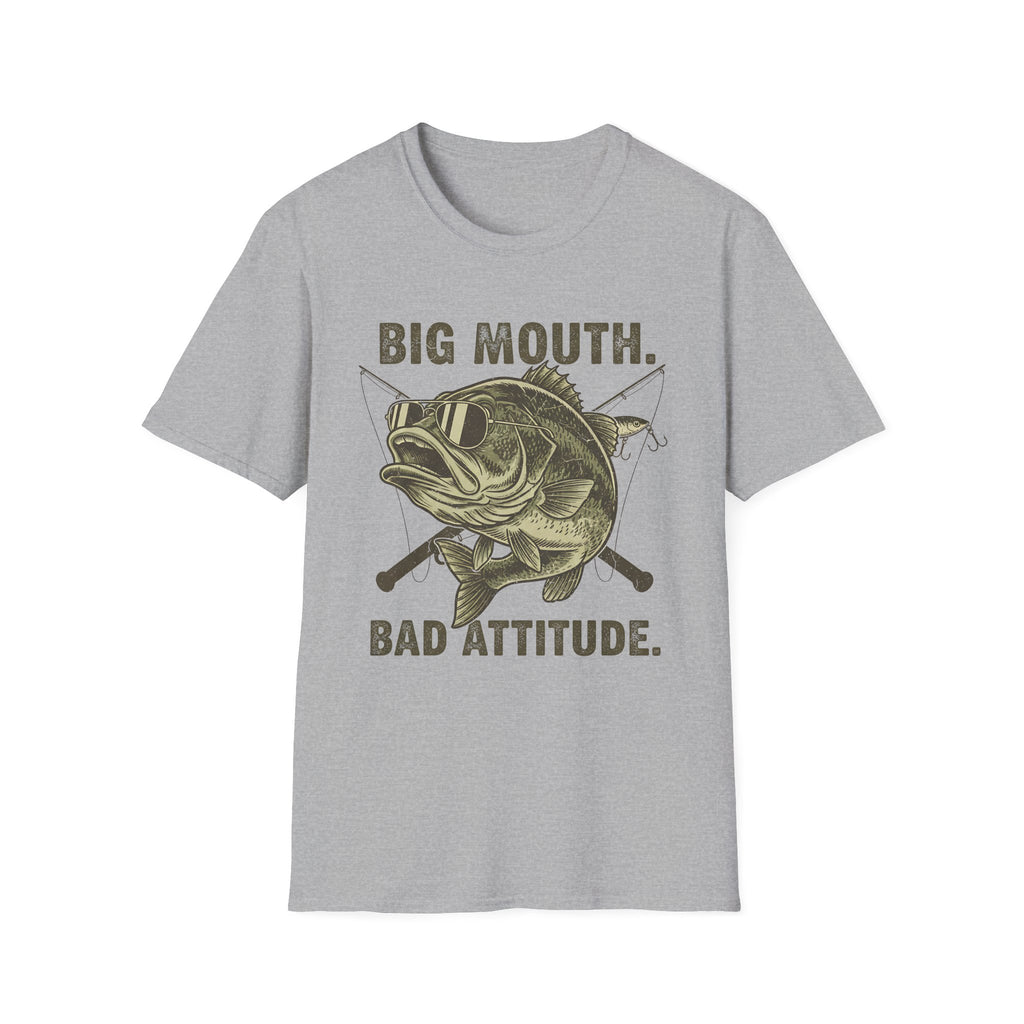 Big Mouth Bad Attitude Bass T-Shirt