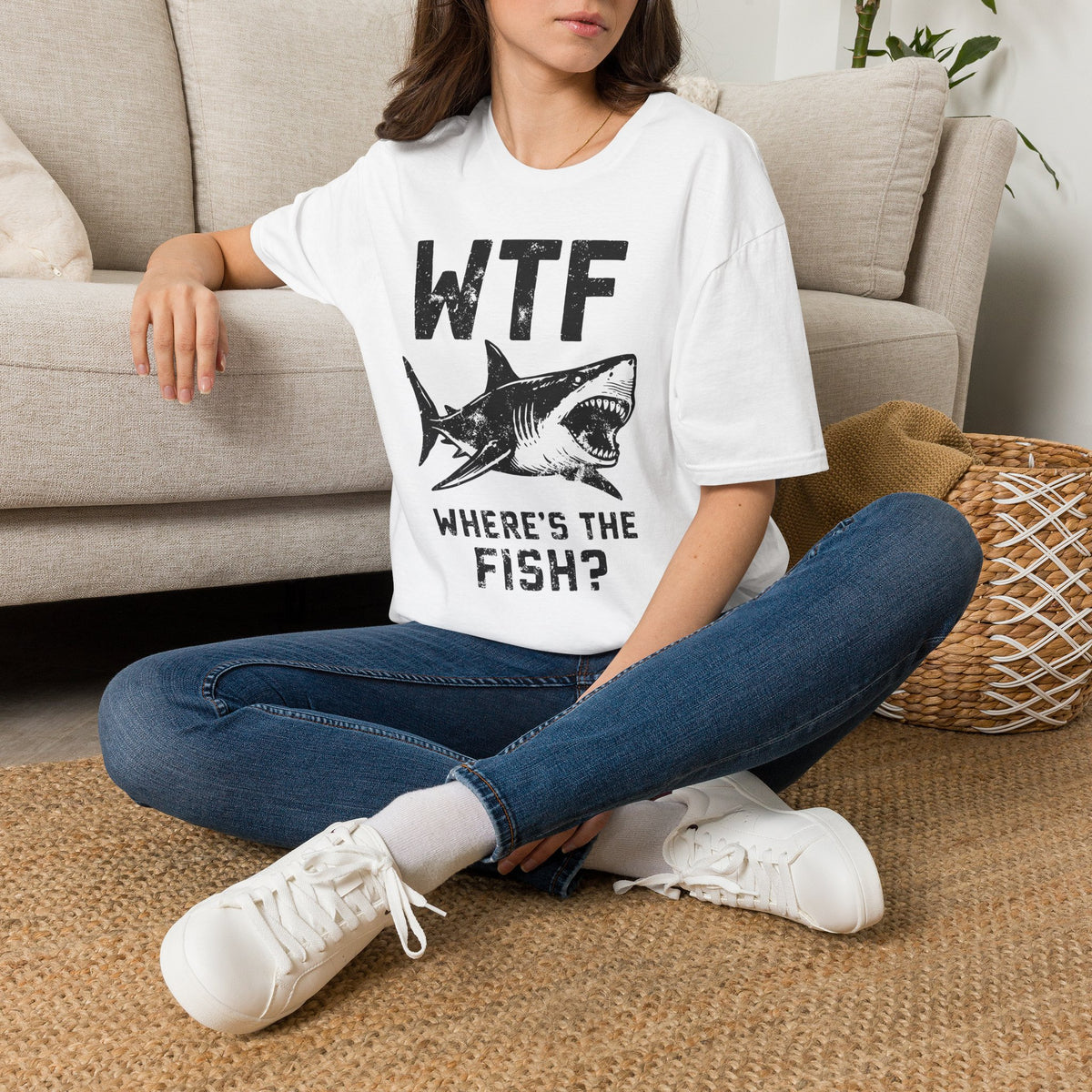 WTF Where's The Fish? Shark T-Shirt