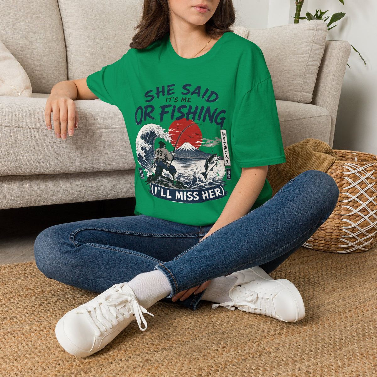 She Said It’s Me or Fishing T-Shirt