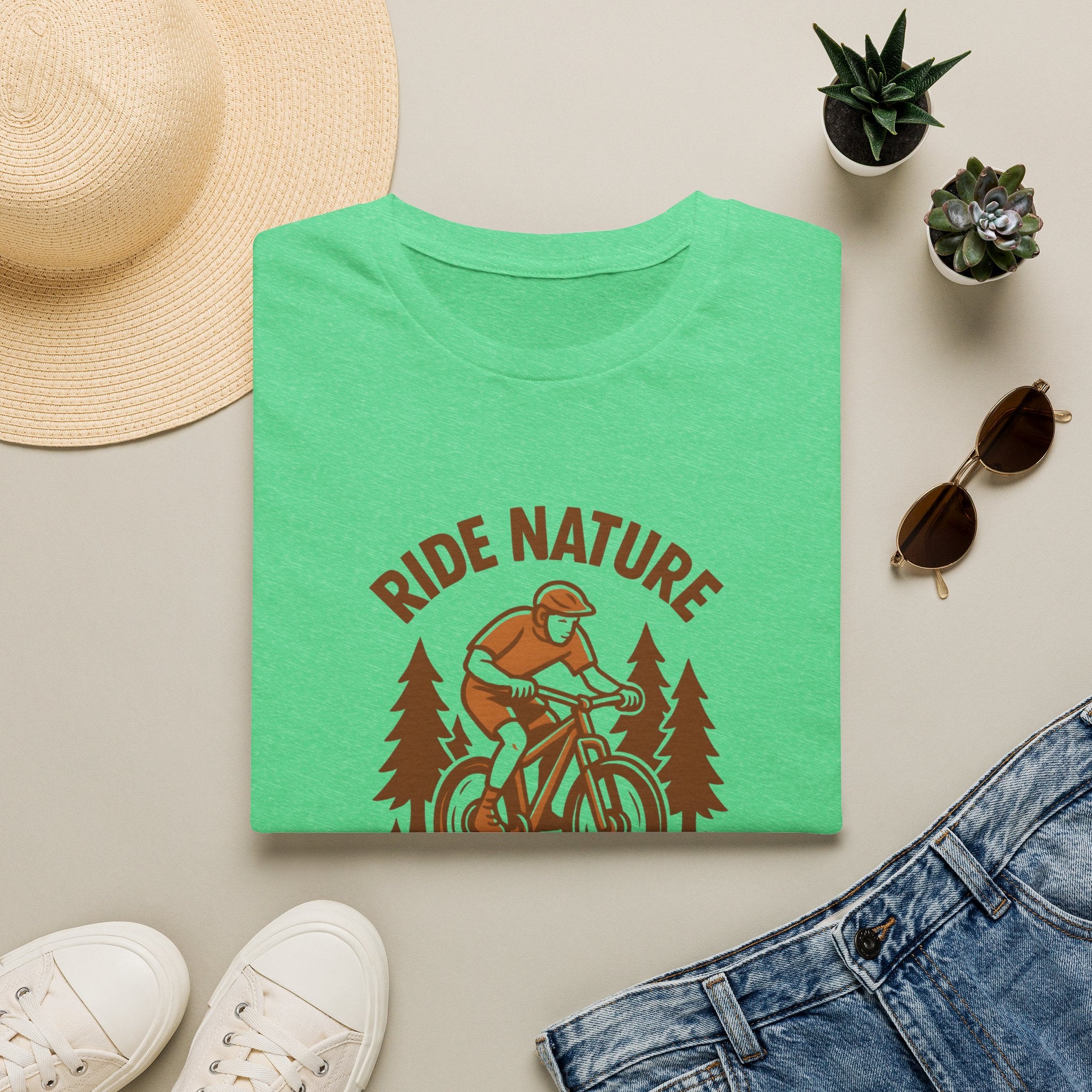Forest Mountain Biking T-Shirt