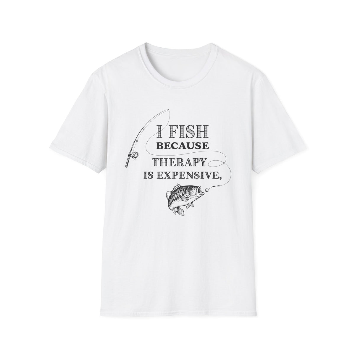 Bass Fishing Therapy T-Shirt