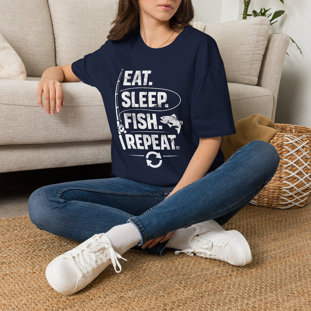 Eat Sleep Fish Repeat T-Shirt