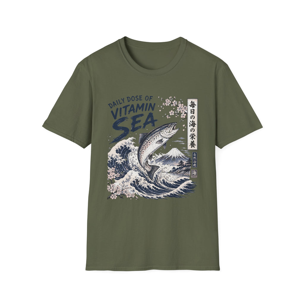 Vitamin Sea Japanese Wave Fish T-Shirt