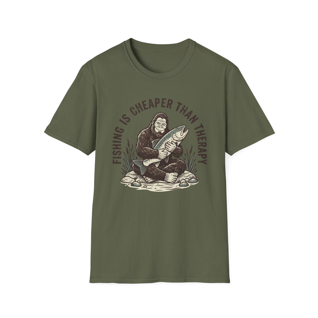 Fishing Is Cheaper Than Therapy T-Shirt
