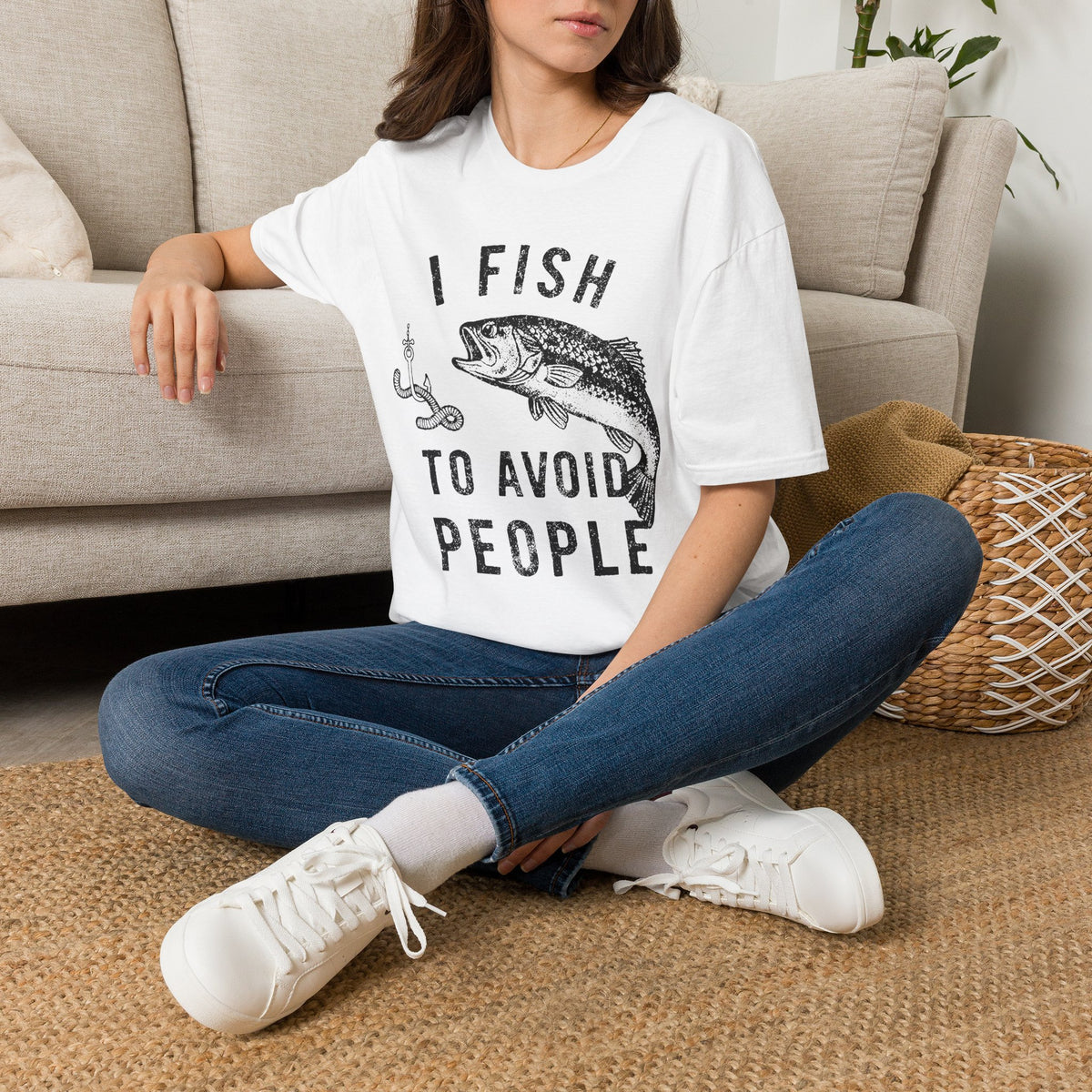 I Fish To Avoid People T-Shirt