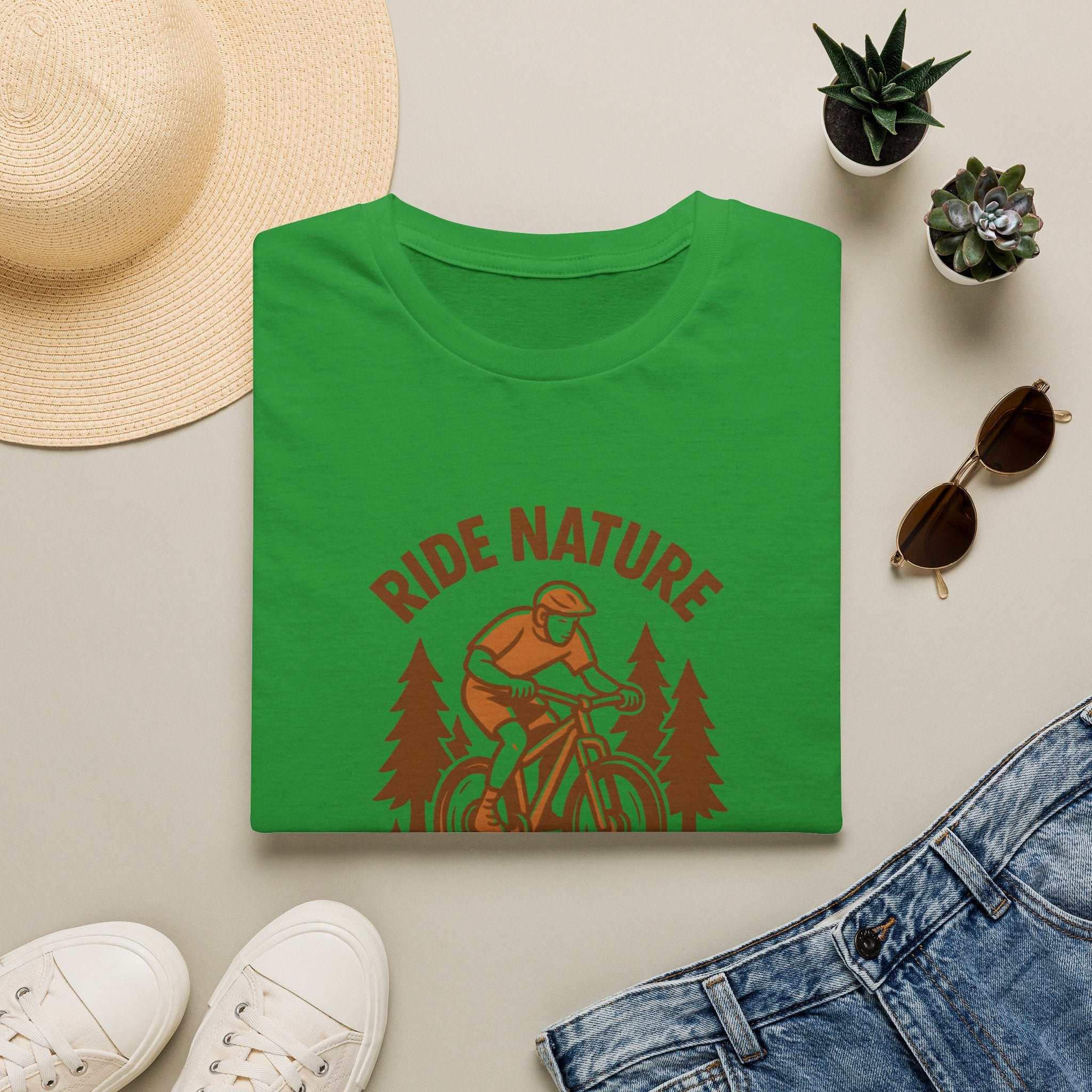 Forest Mountain Biking T-Shirt