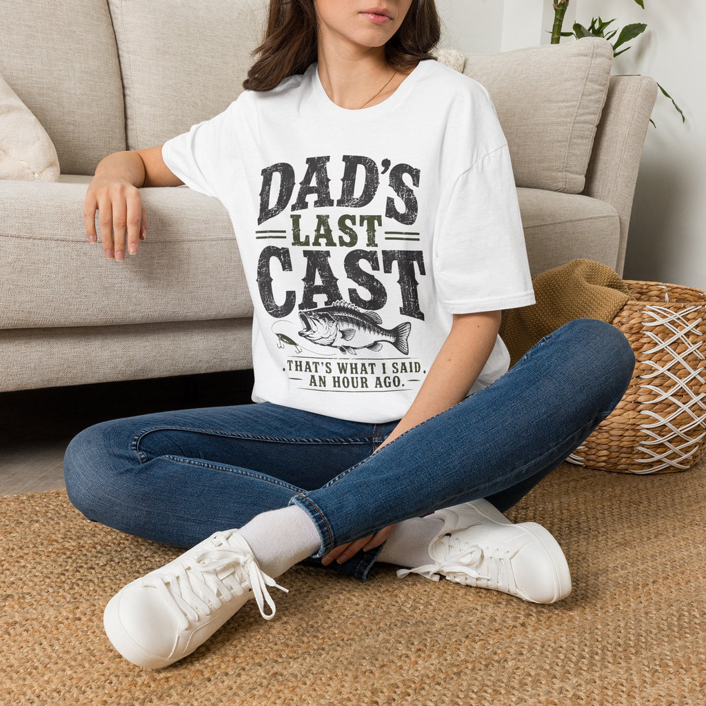 Dad's Last Cast Fishing T-Shirt