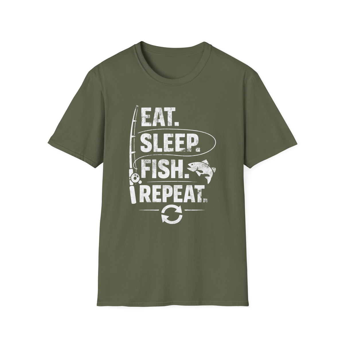 Eat Sleep Fish Repeat T-Shirt