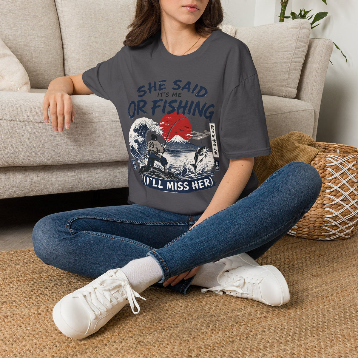 She Said It’s Me or Fishing T-Shirt