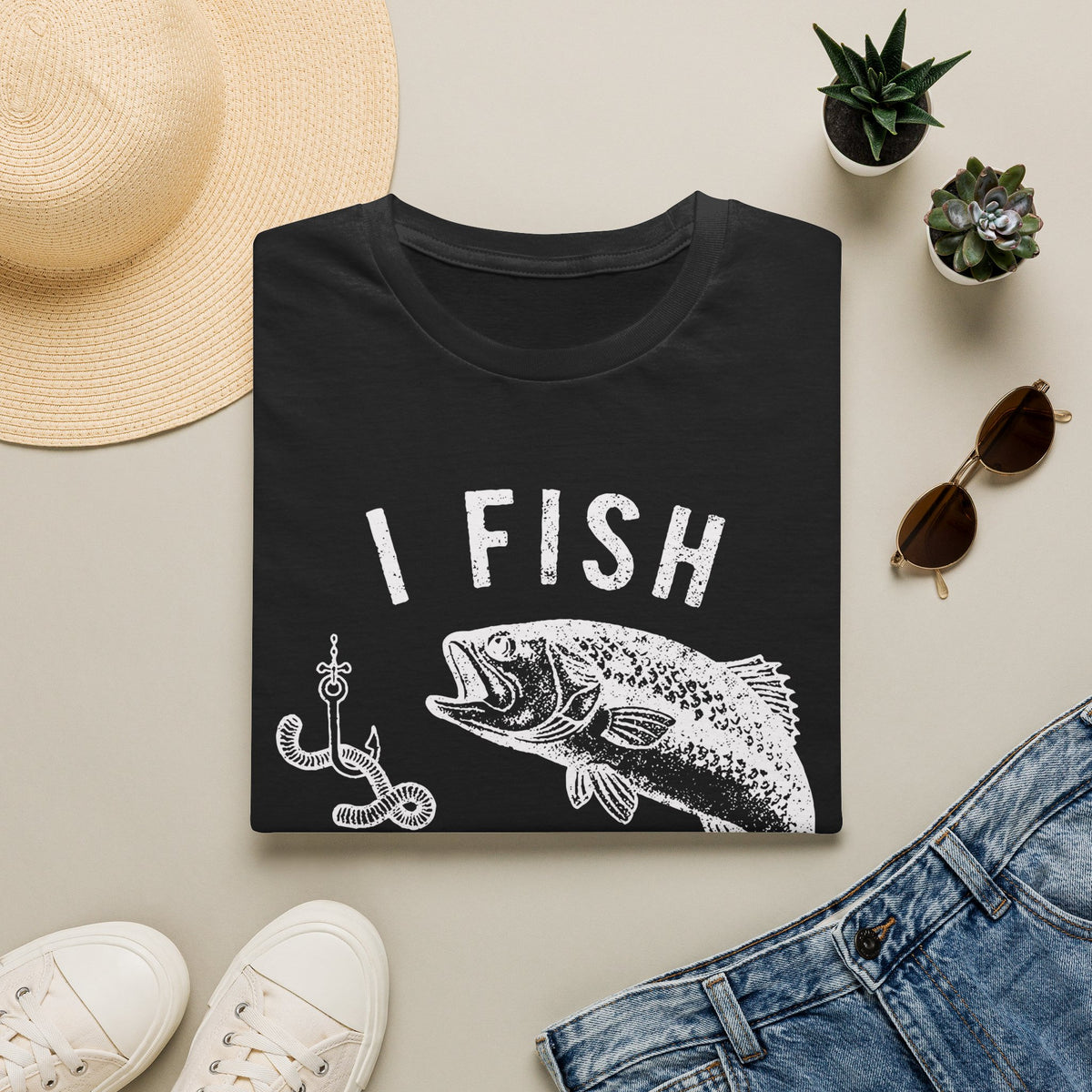 I Fish To Avoid People T-Shirt