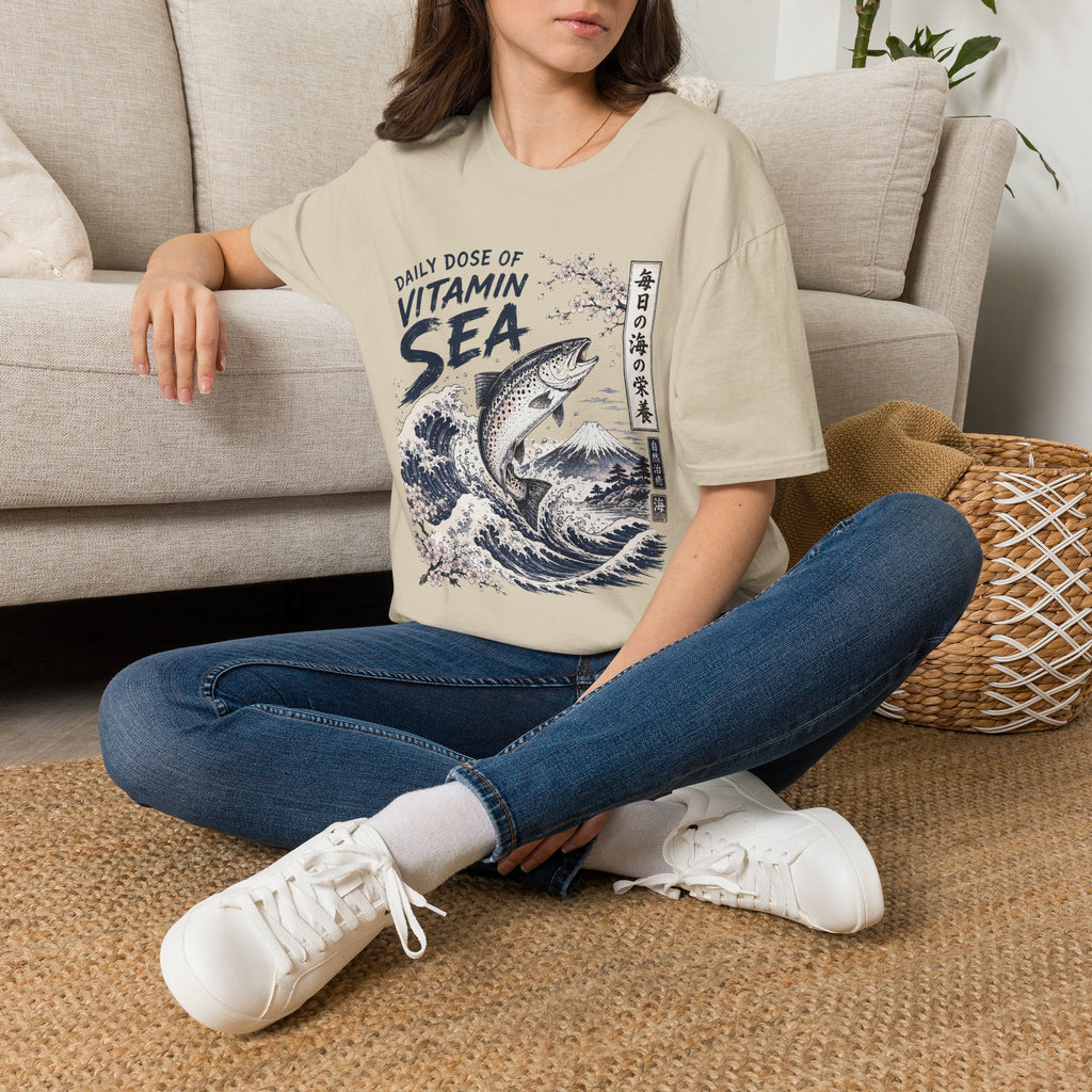 Vitamin Sea Japanese Wave Fish T-Shirt