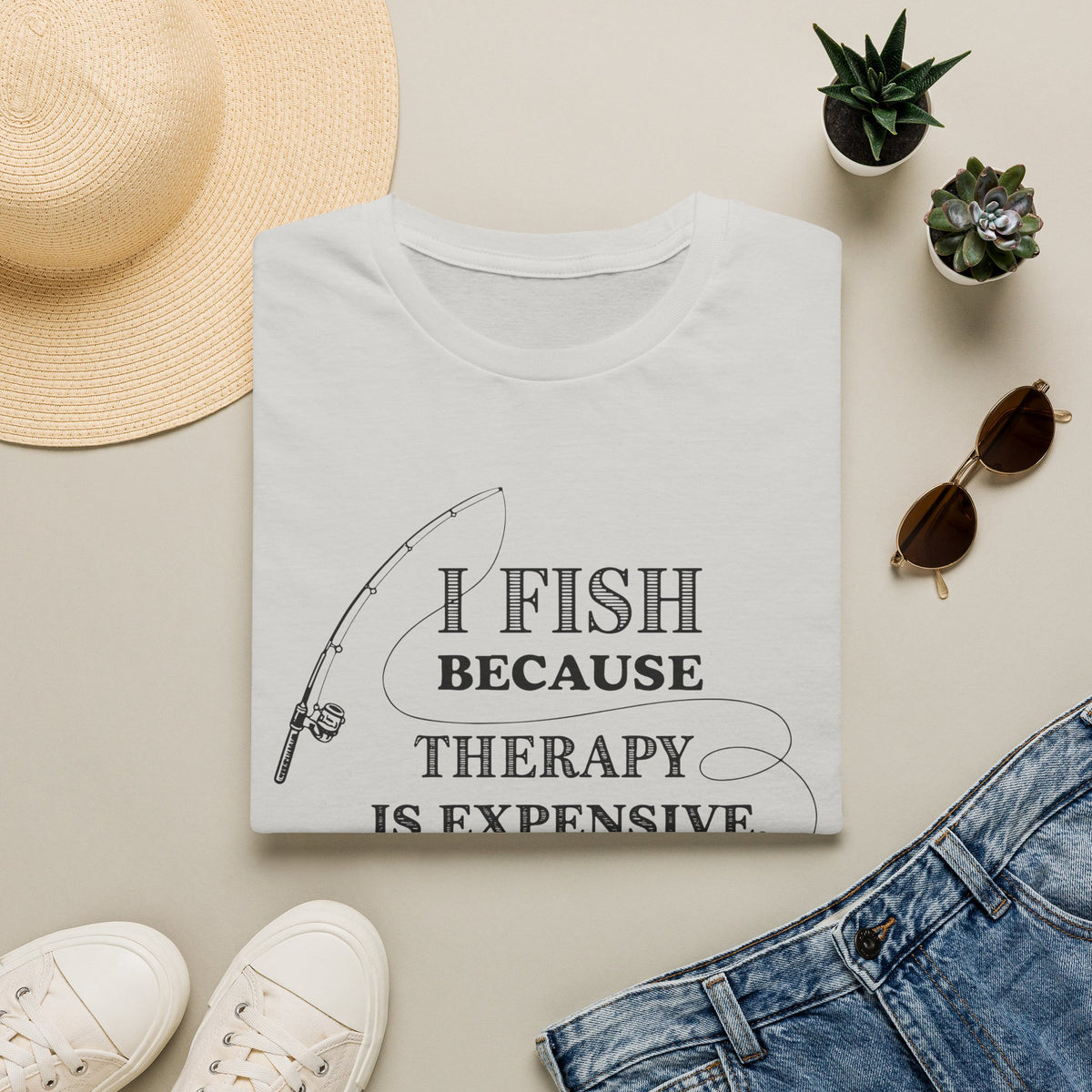 Bass Fishing Therapy T-Shirt
