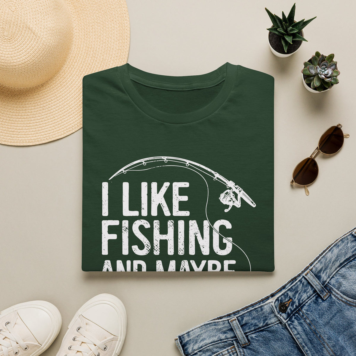 I Like Fishing and Maybe 3 People T-Shirt