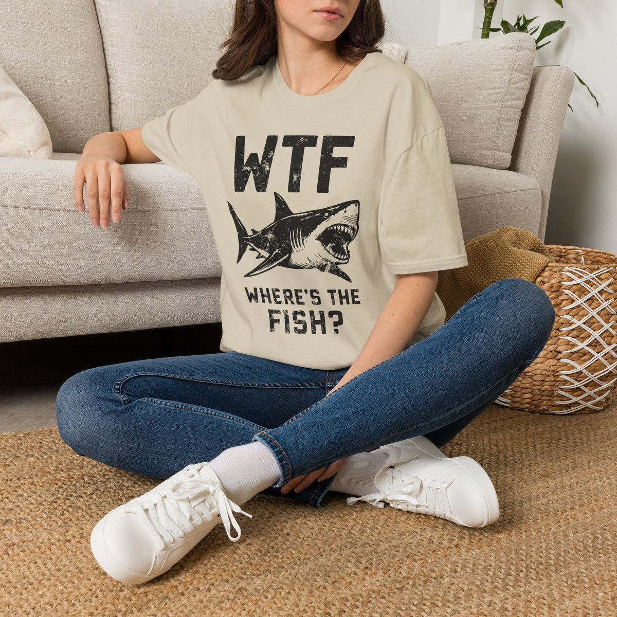 WTF Where's The Fish? Shark T-Shirt