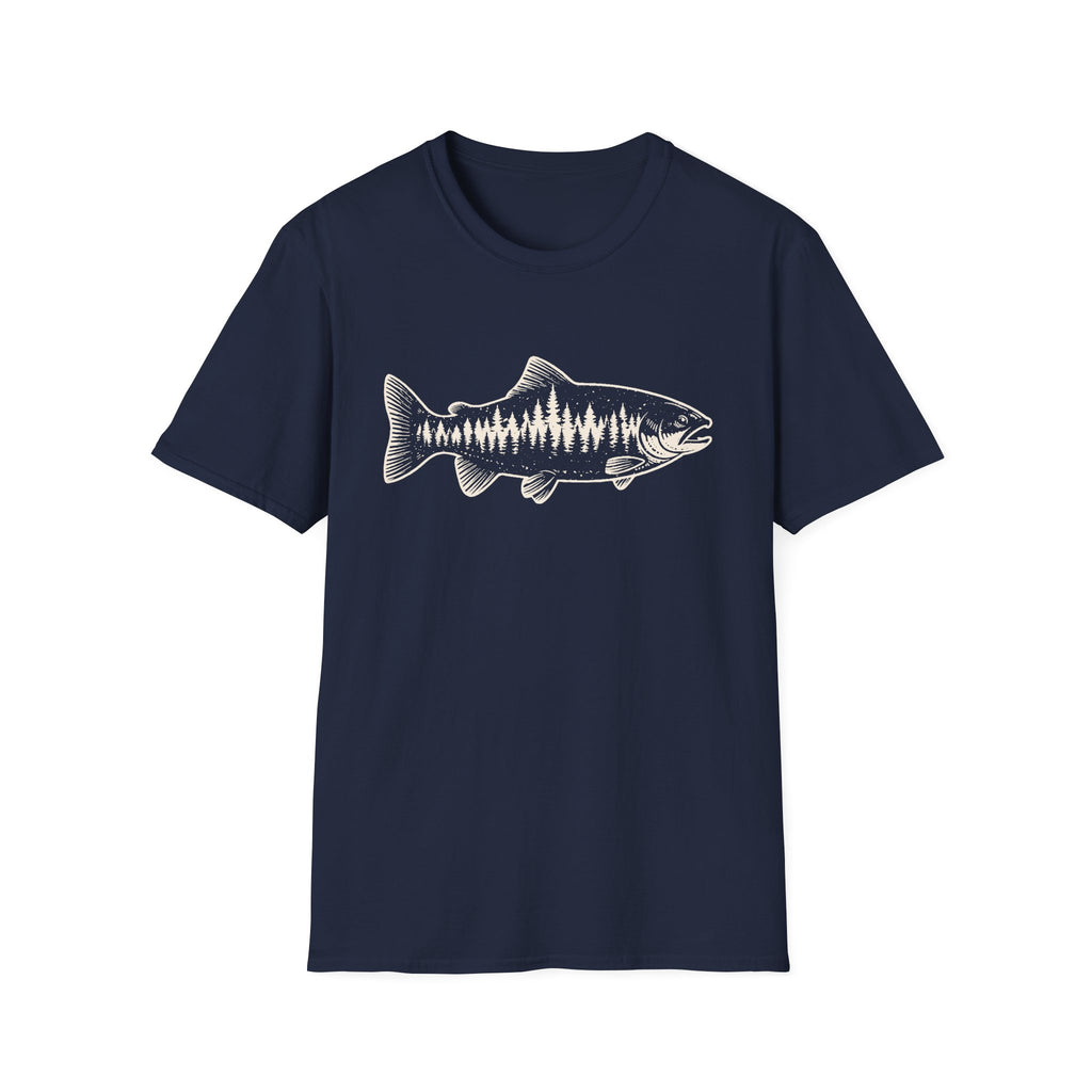 Trout Forest Silhouette T-Shirt