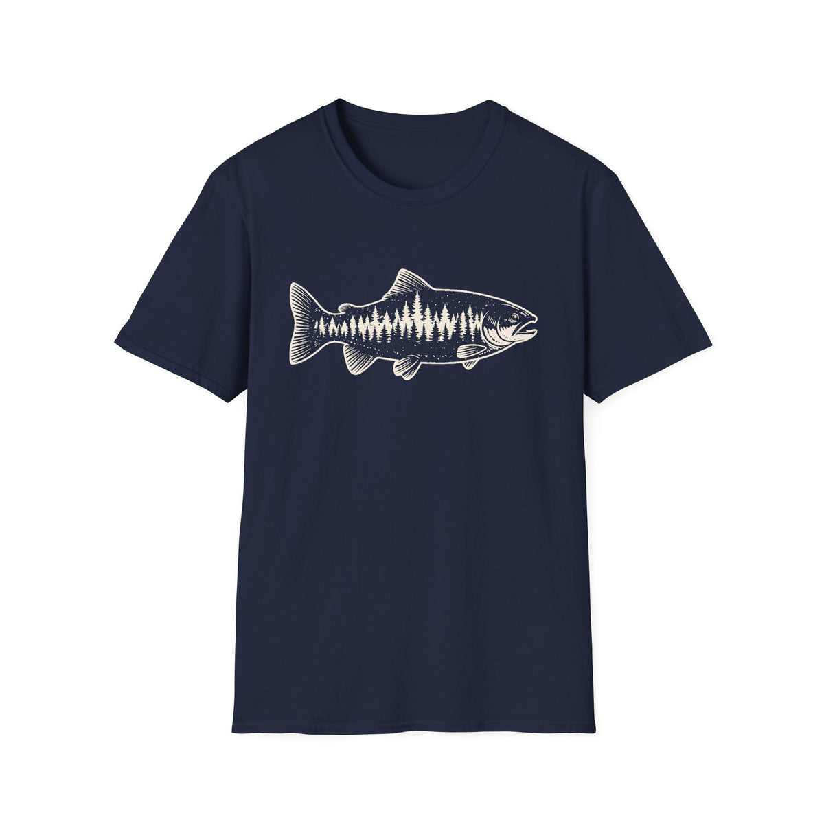 Trout Forest Silhouette T-Shirt