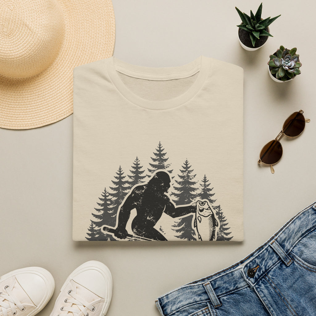 Bigfoot Fishing T-Shirt T-Shirt