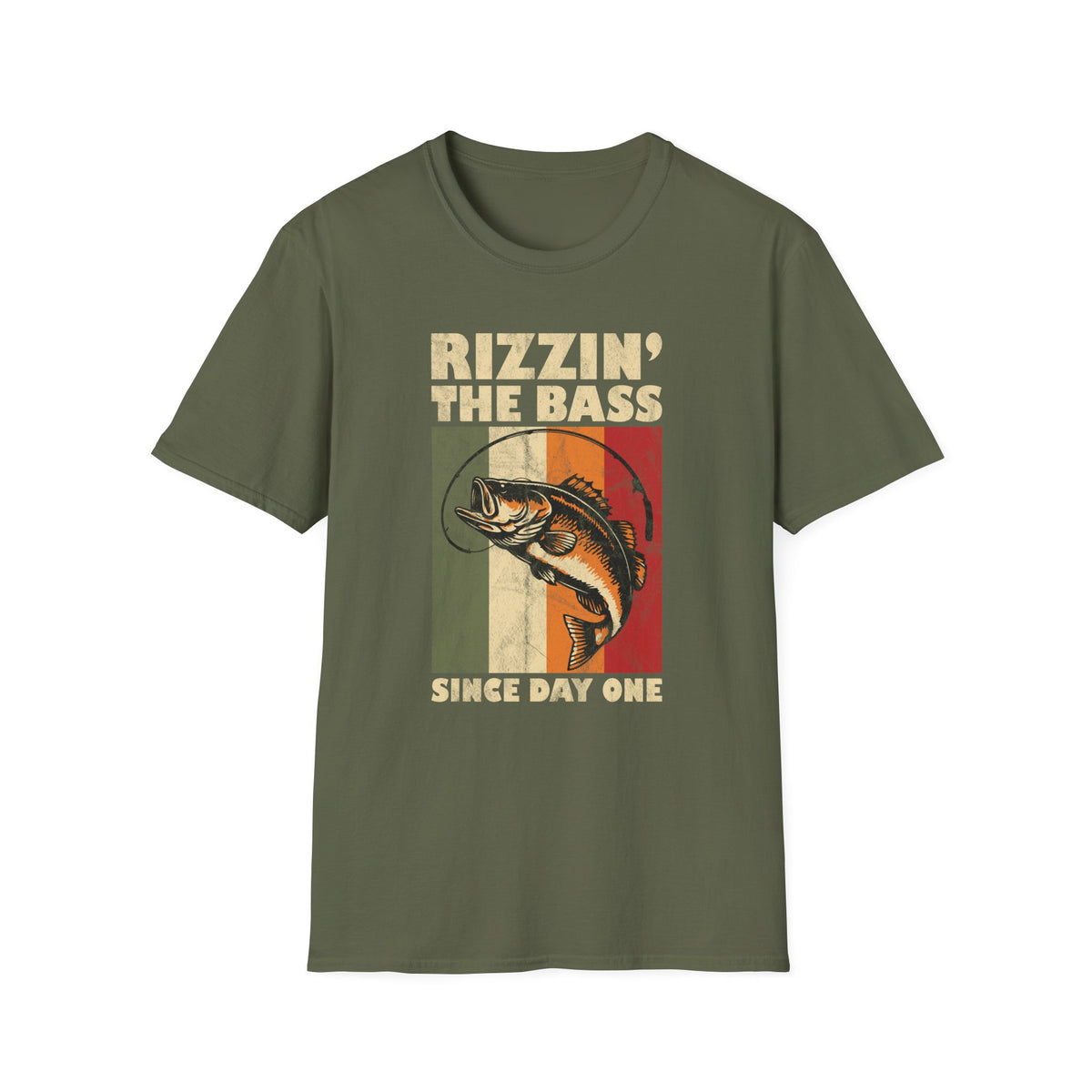 Rizzin' the Bass Fishing T-Shirt