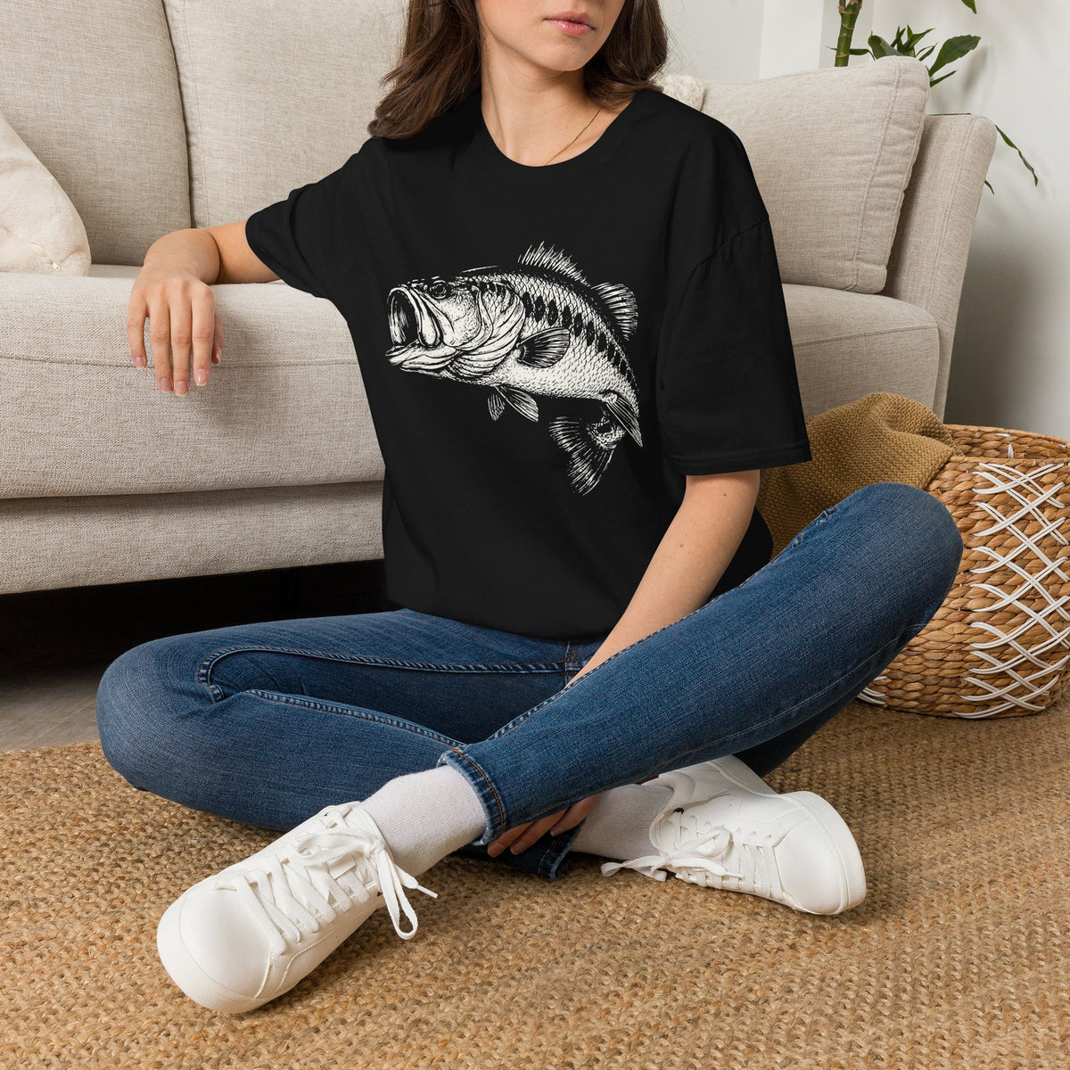 Vintage Largemouth Fish T-Shirt