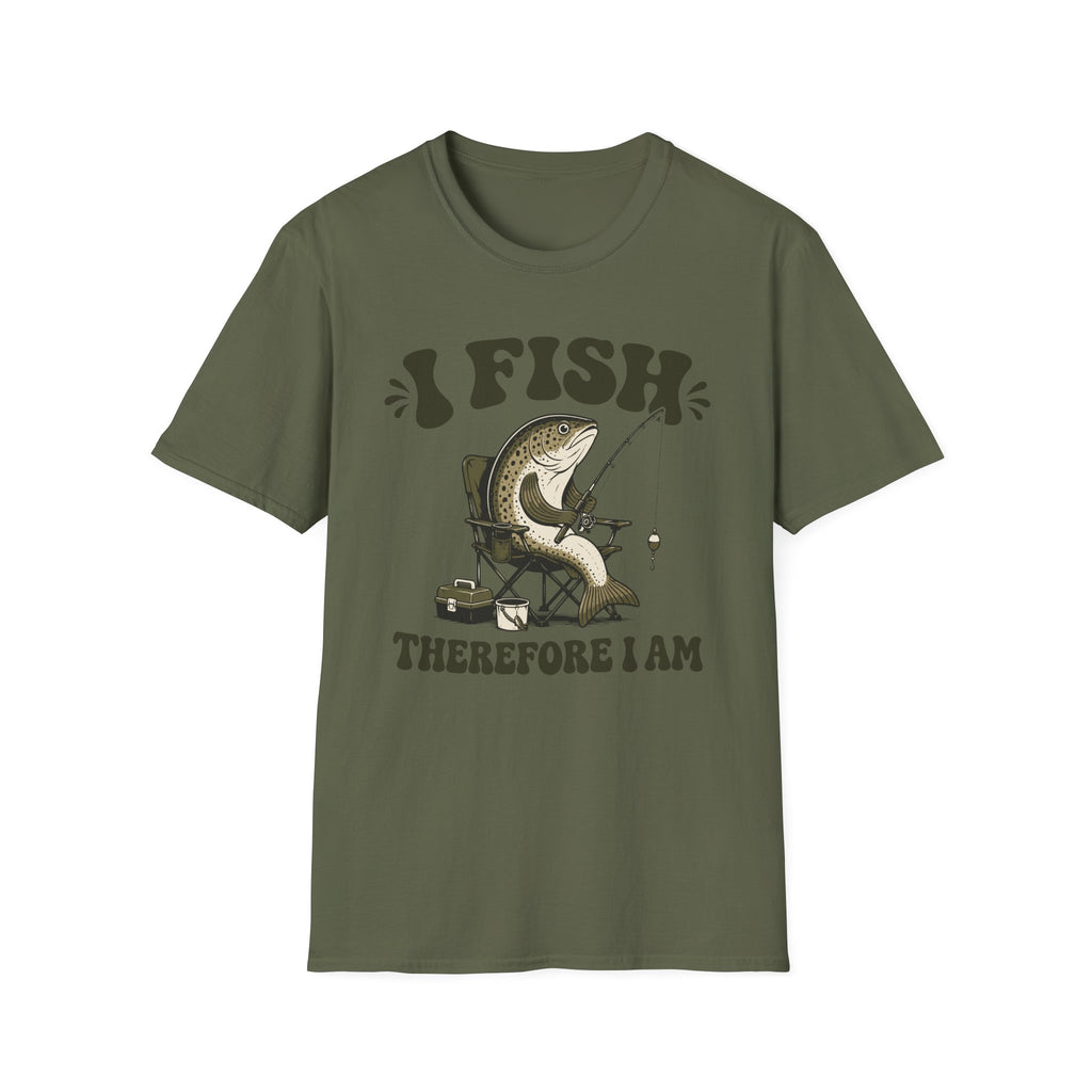 I Fish Therefore I Am T-Shirt