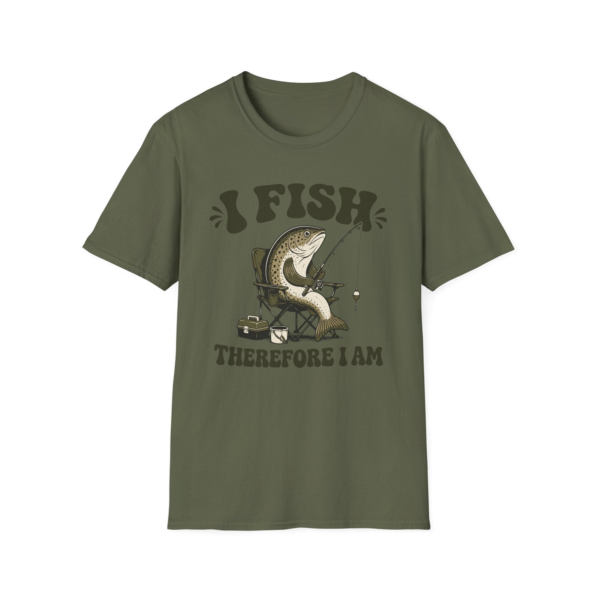 I Fish Therefore I Am T-Shirt