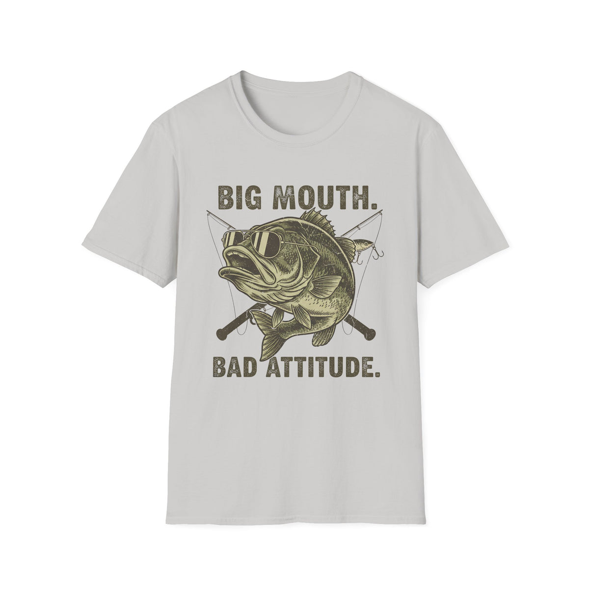 Big Mouth Bad Attitude Bass T-Shirt