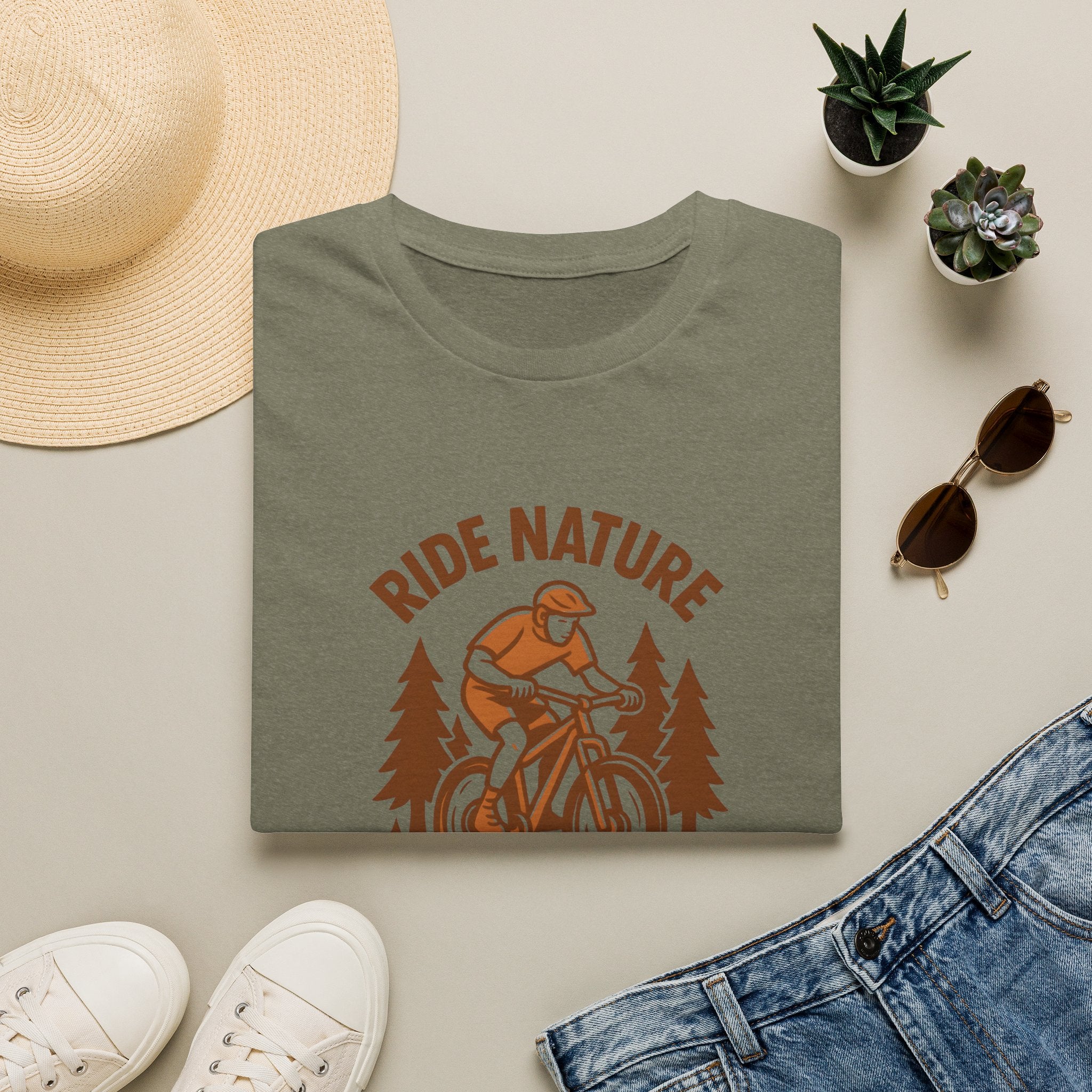 Forest Mountain Biking T-Shirt