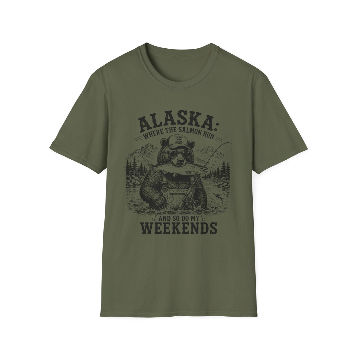 Alaska: Where the Salmon Run T-Shirt