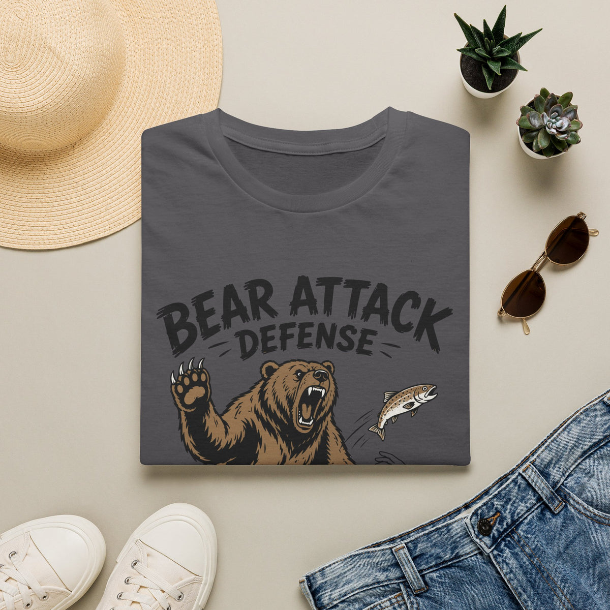 Bear Attack Defense T-Shirt