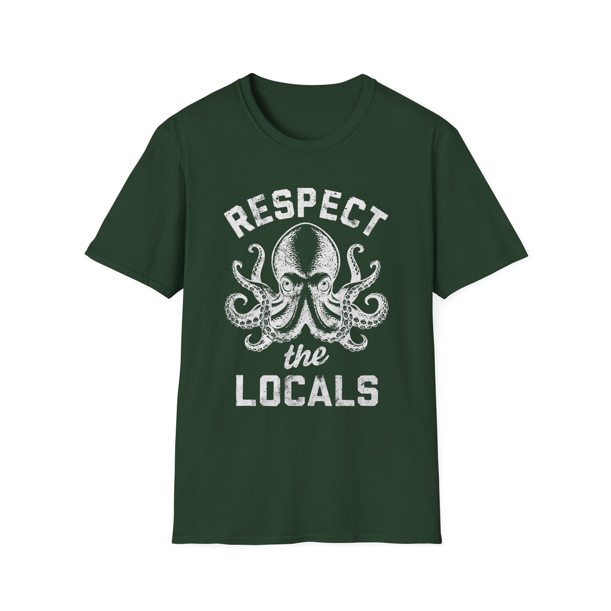 Respect The Locals Octopus T-Shirt
