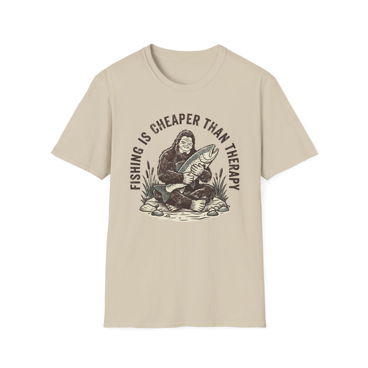 Fishing Is Cheaper Than Therapy T-Shirt