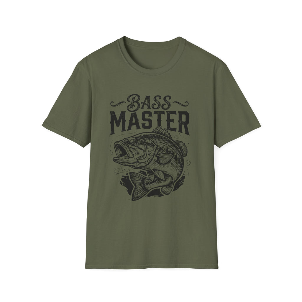Bass Master T-Shirt — Vintage Fishing Graphic Tee for Anglers