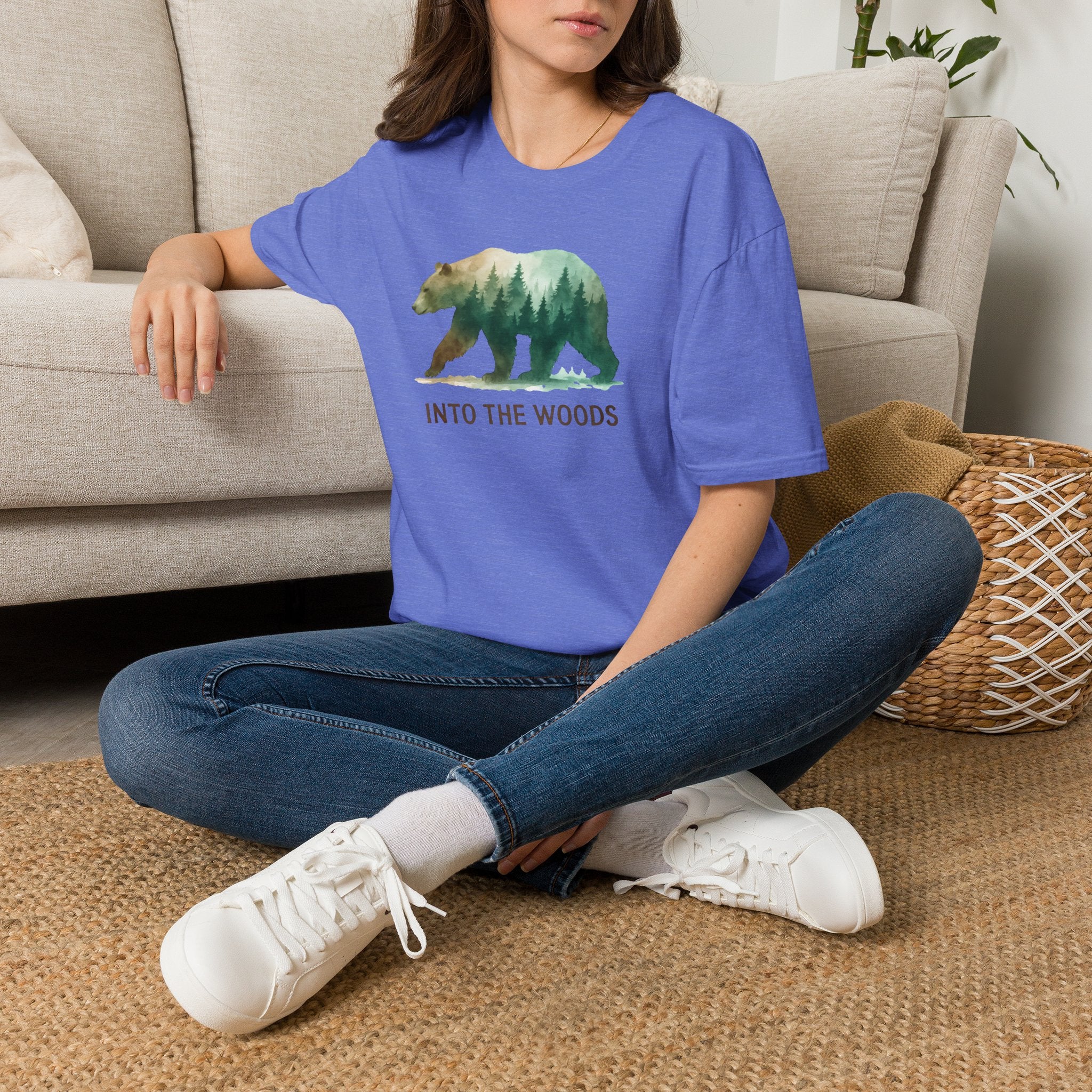 Forest Bear Silhouette T-Shirt