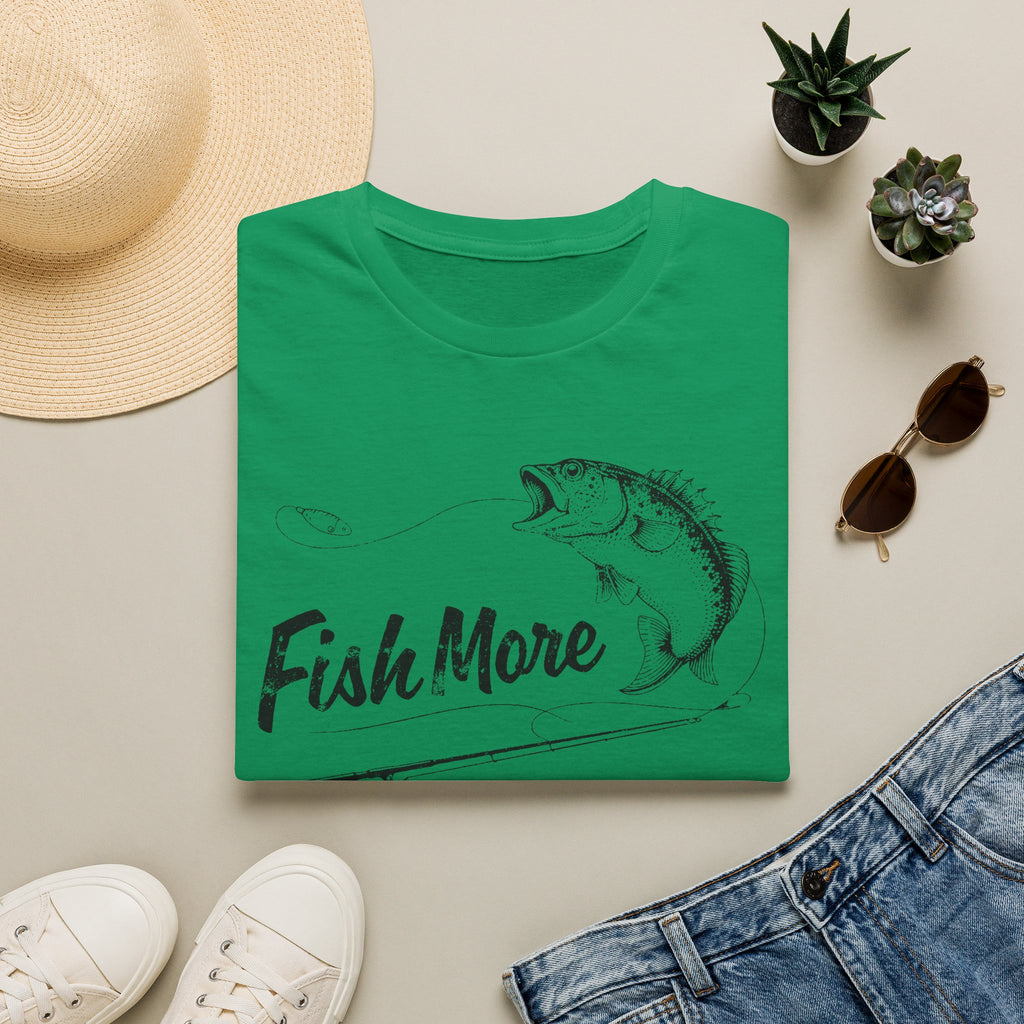 Fish More Stress Less T-Shirt