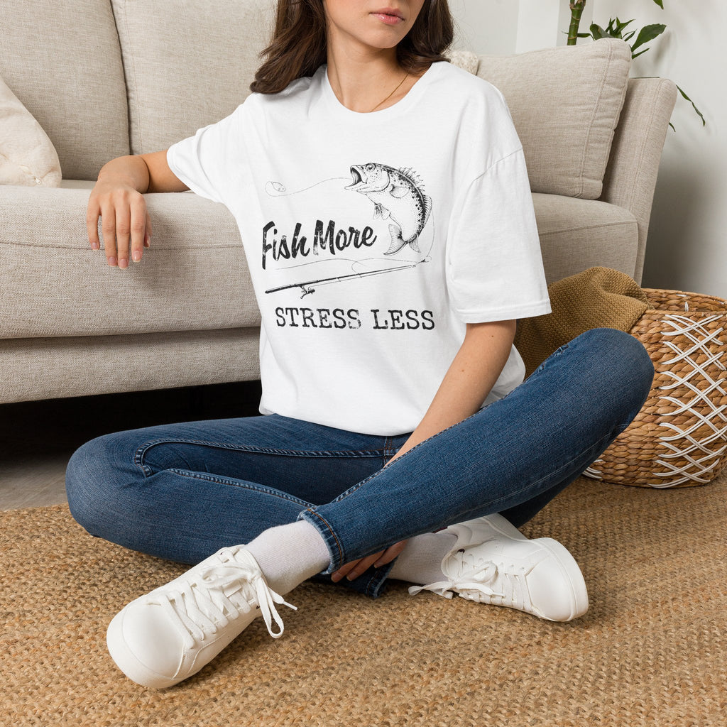 Fish More Stress Less T-Shirt
