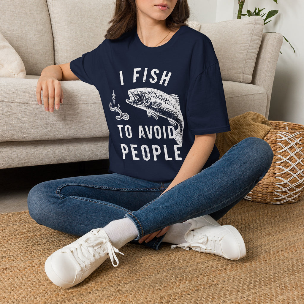 I Fish To Avoid People T-Shirt